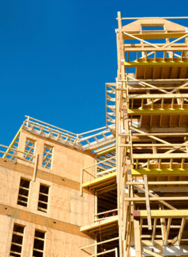 Wood Frame Construction Site